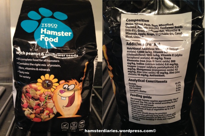 Tesco Hamster Food Review